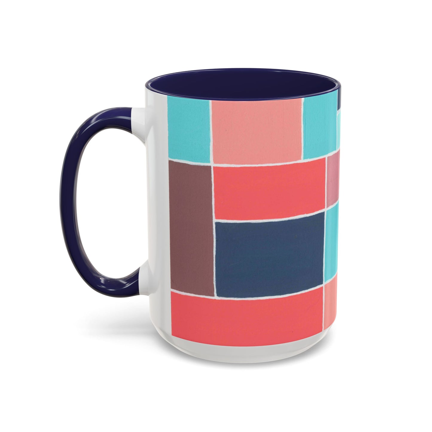 Compartments Accent Coffee Mug (11, 15oz)