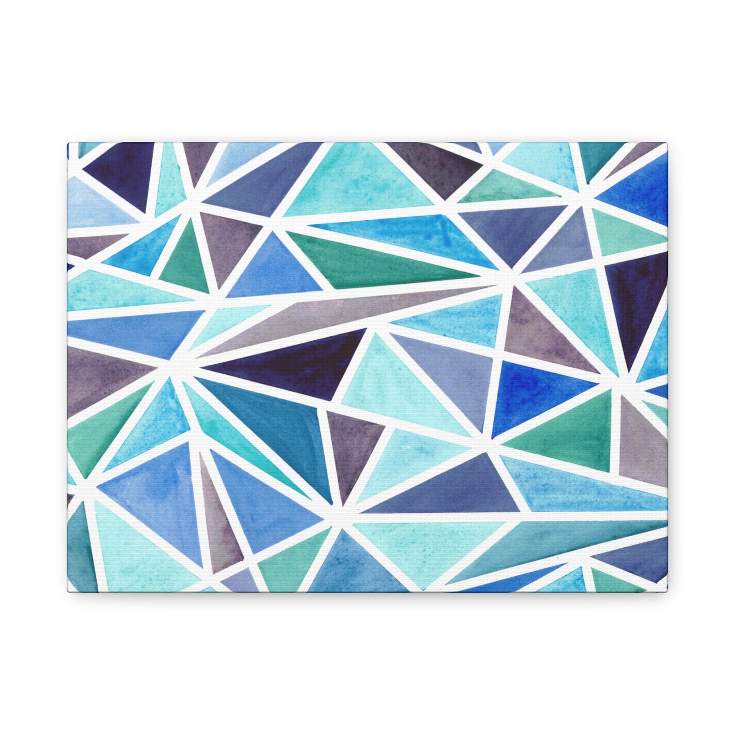 Broken Blues on Matte Canvas, Stretched, 1.25"