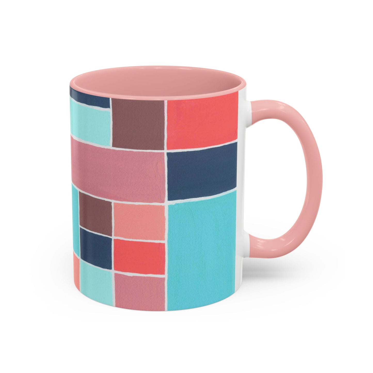 Compartments Accent Coffee Mug (11, 15oz)