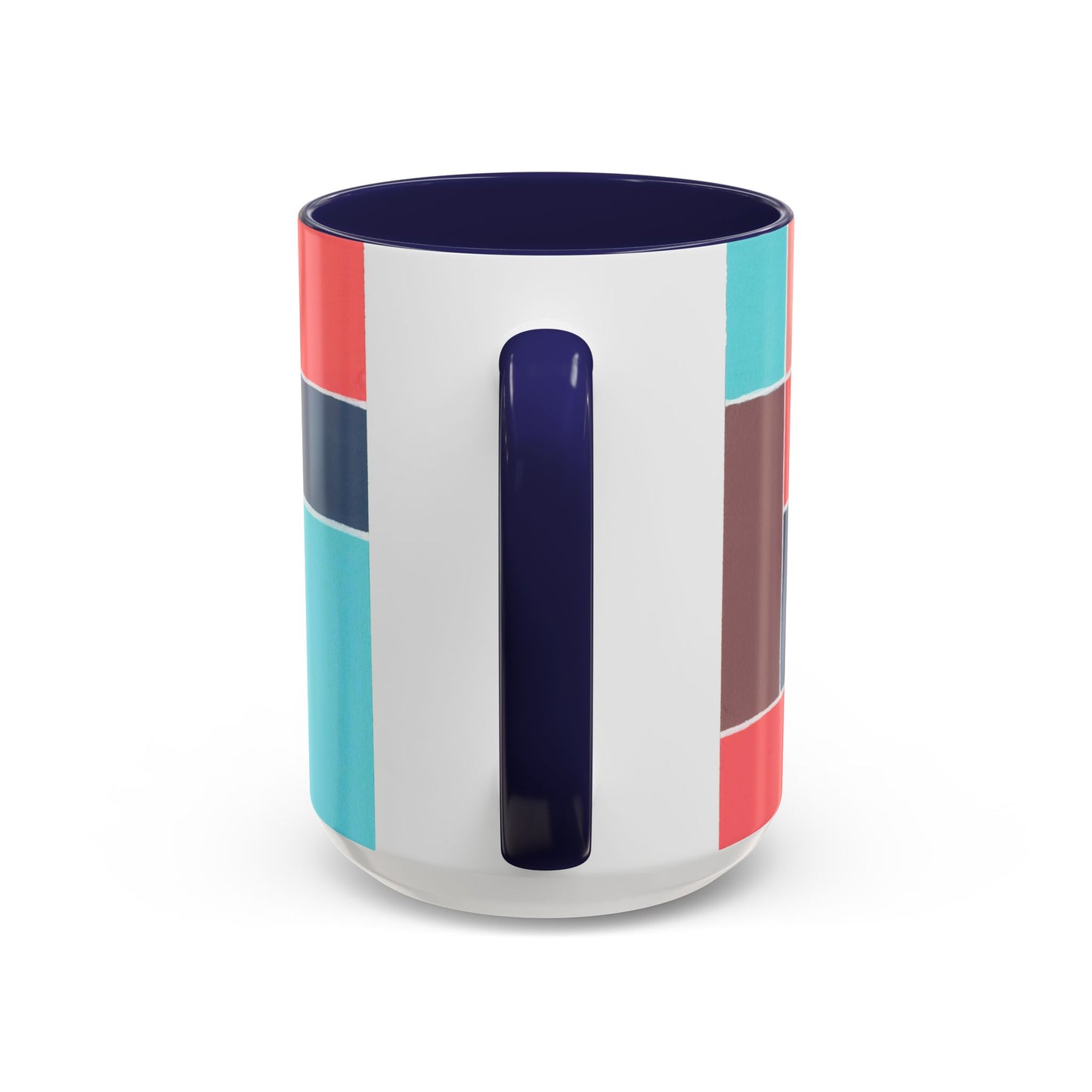 Compartments Accent Coffee Mug (11, 15oz)