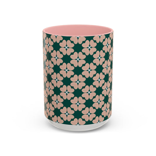 Lucky Pink Clover Coffee Mug