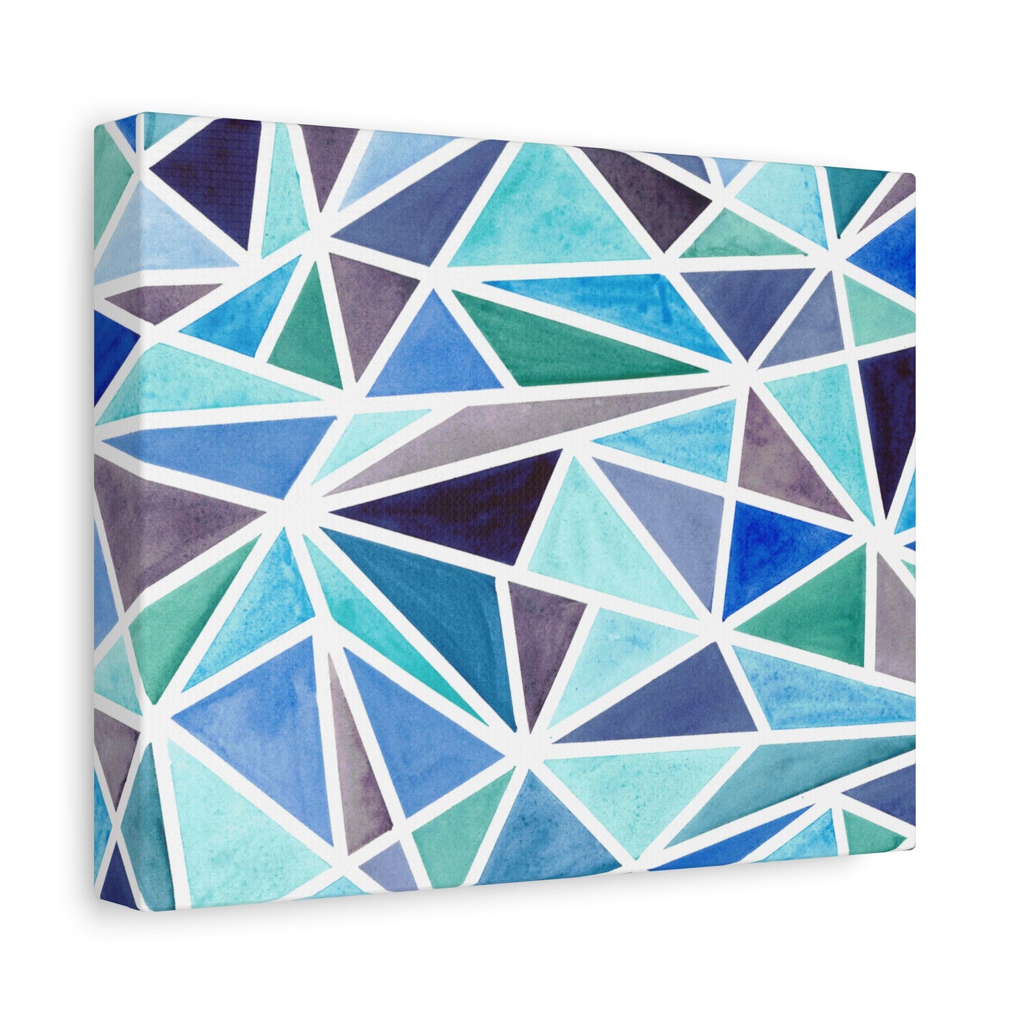 Broken Blues on Matte Canvas, Stretched, 1.25"