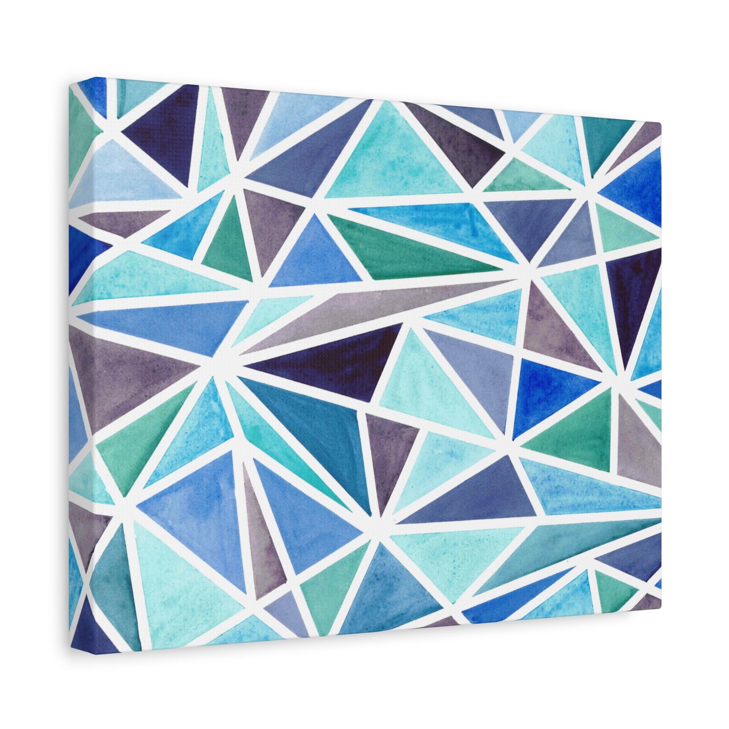 Broken Blues on Matte Canvas, Stretched, 1.25"
