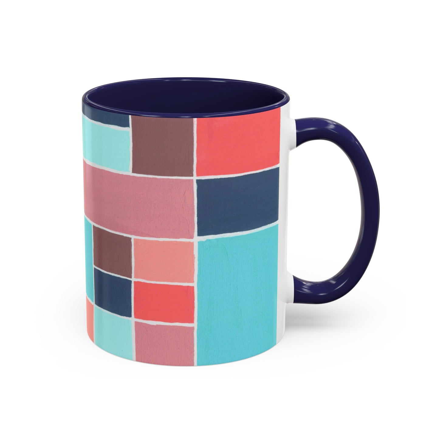 Compartments Accent Coffee Mug (11, 15oz)