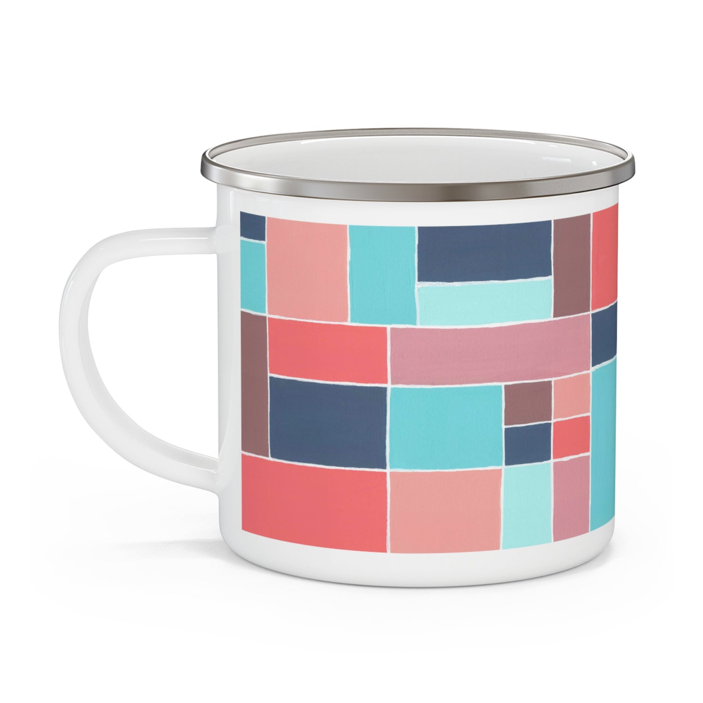 Compartments Enamel Camping Mug