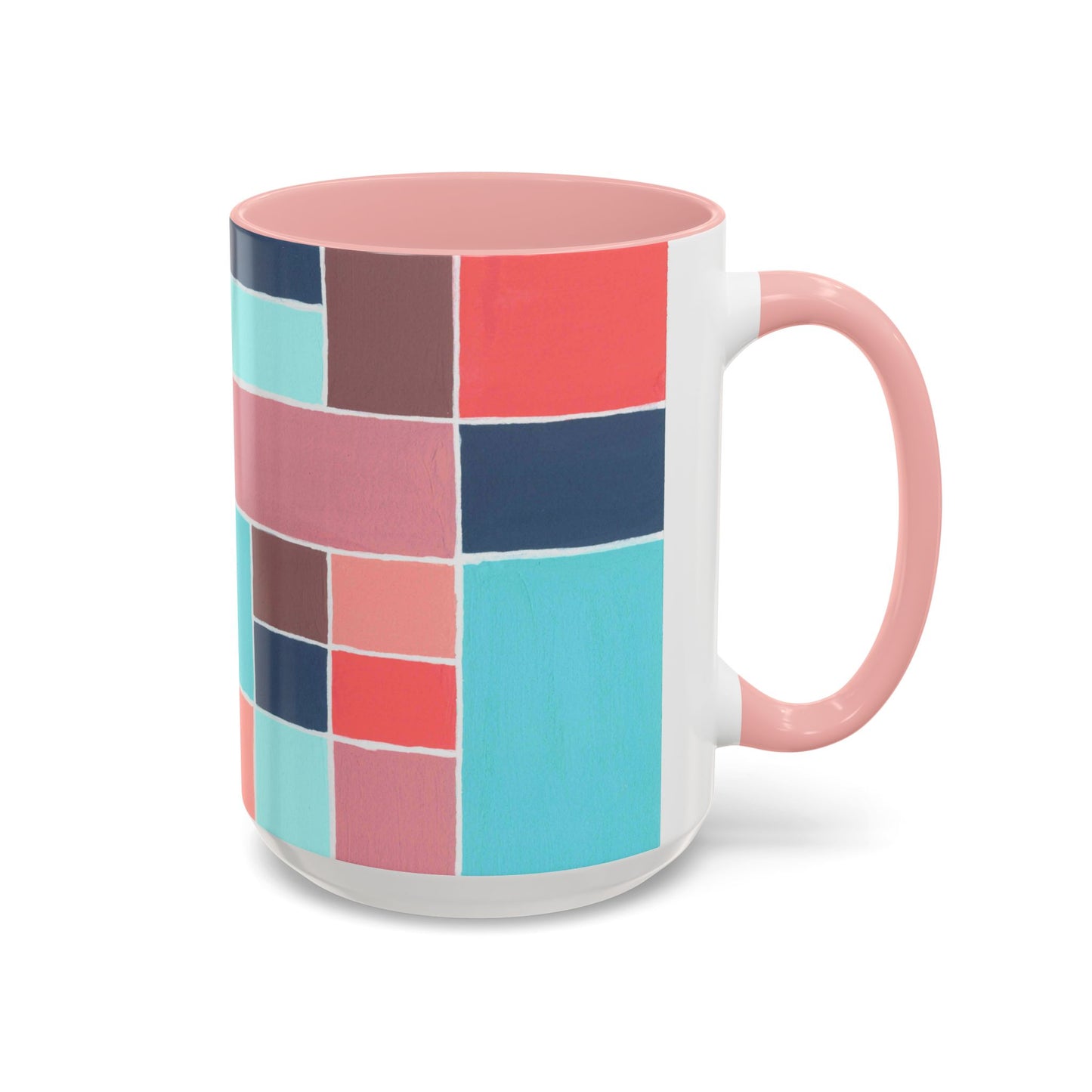 Compartments Accent Coffee Mug (11, 15oz)