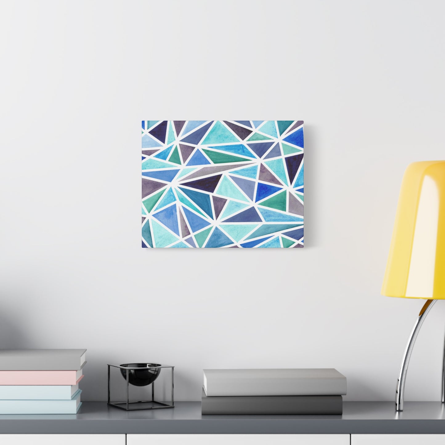 Broken Blues on Matte Canvas, Stretched, 1.25"