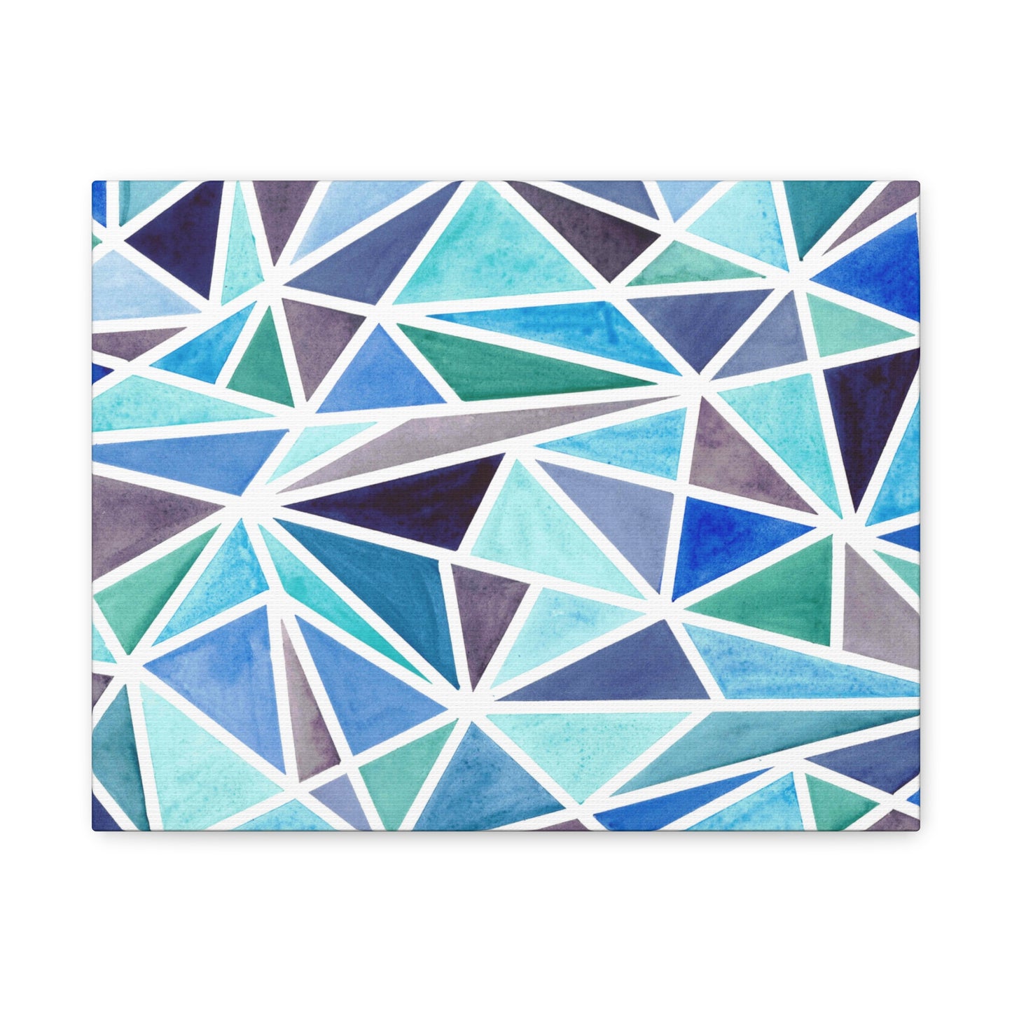 Broken Blues on Matte Canvas, Stretched, 1.25"