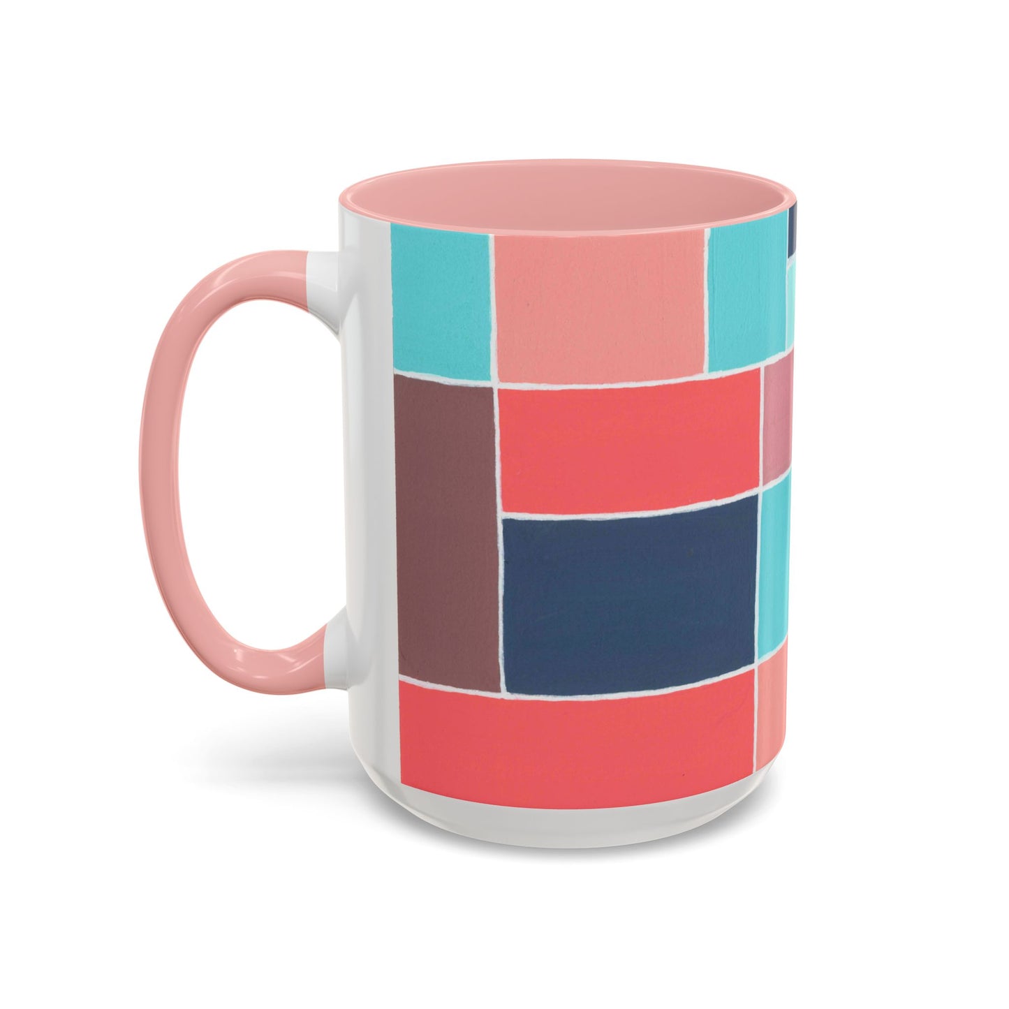 Compartments Accent Coffee Mug (11, 15oz)