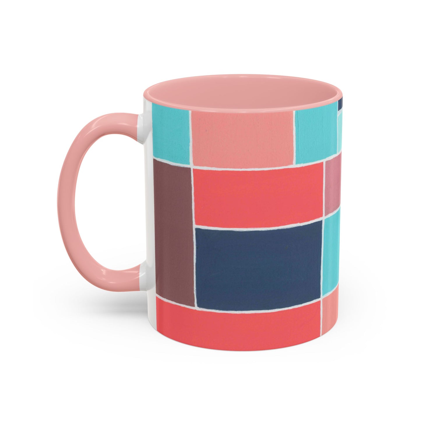 Compartments Accent Coffee Mug (11, 15oz)