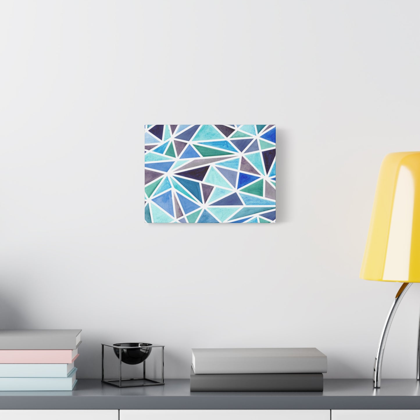 Broken Blues on Matte Canvas, Stretched, 1.25"
