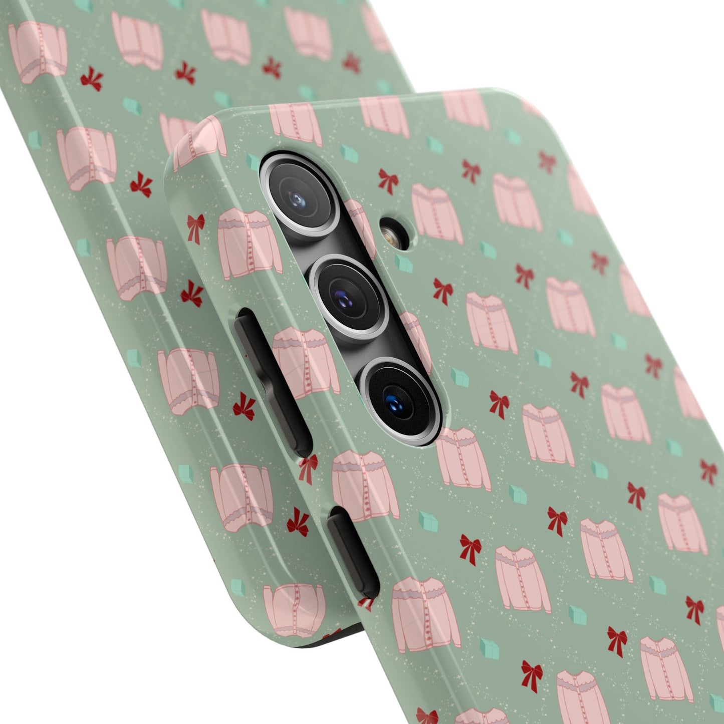 Tis The Sweater Season Green Tough Phone Case