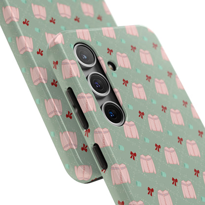 Tis The Sweater Season Green Tough Phone Case