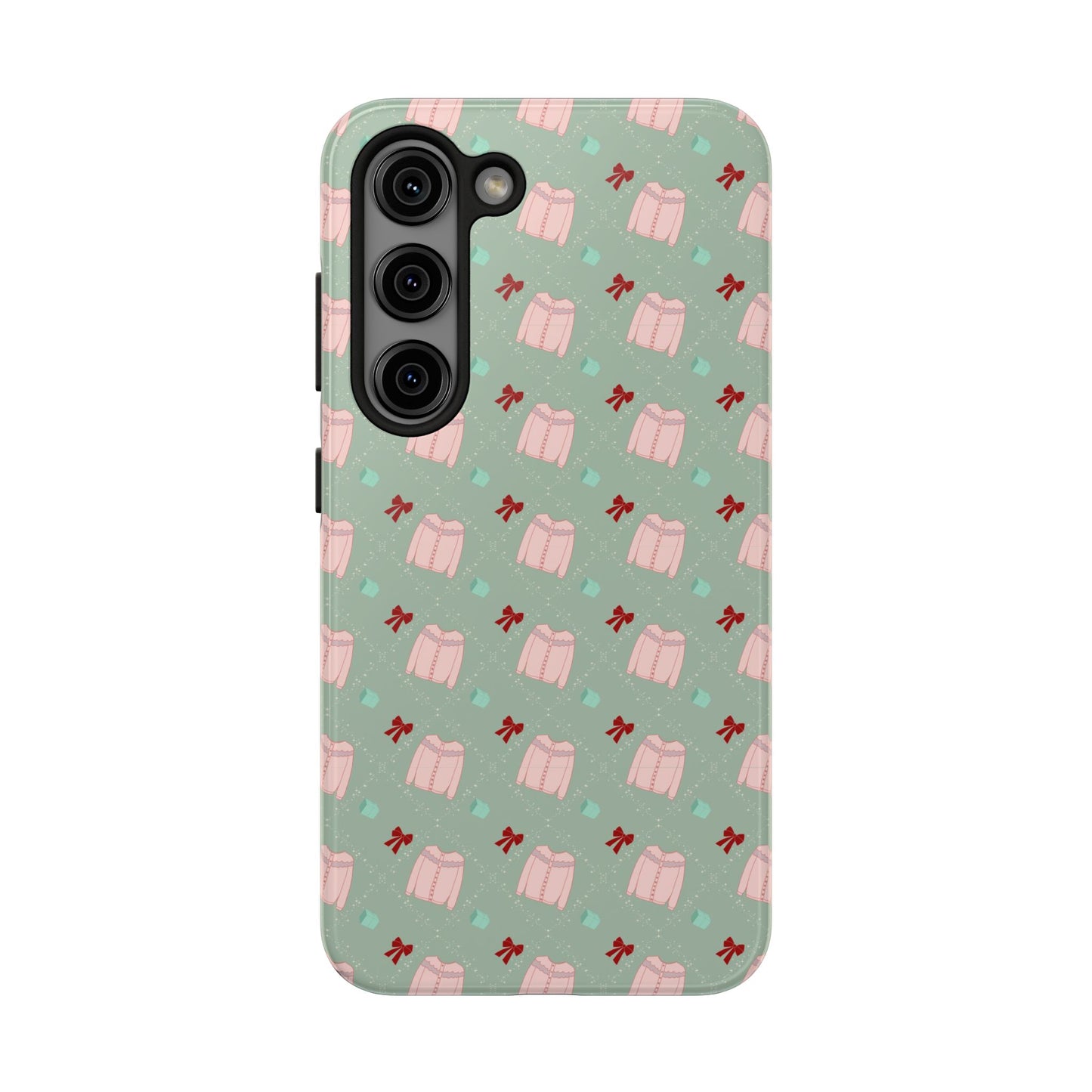 Tis The Sweater Season Green Tough Phone Case