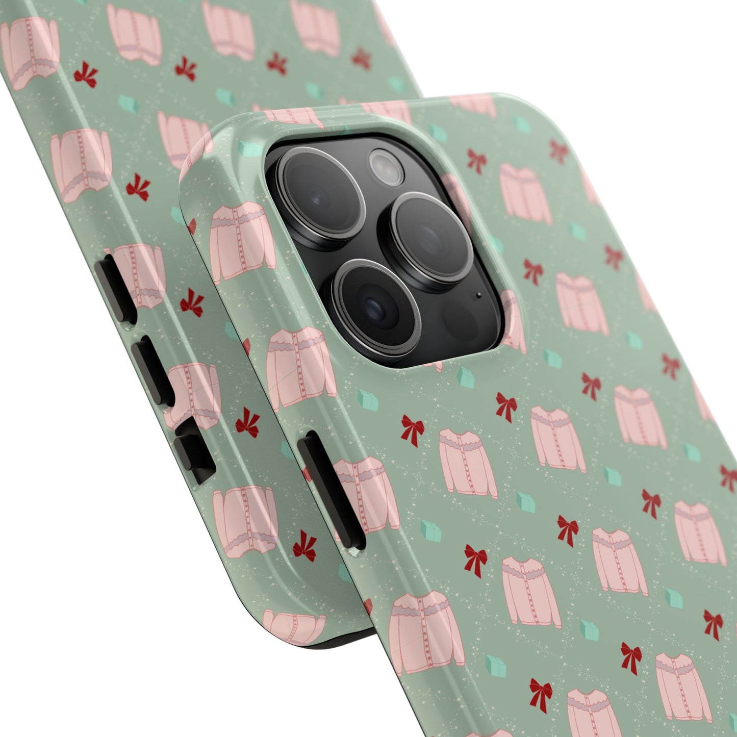 Tis The Sweater Season Green Tough Phone Case