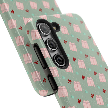 Tis The Sweater Season Green Tough Phone Case