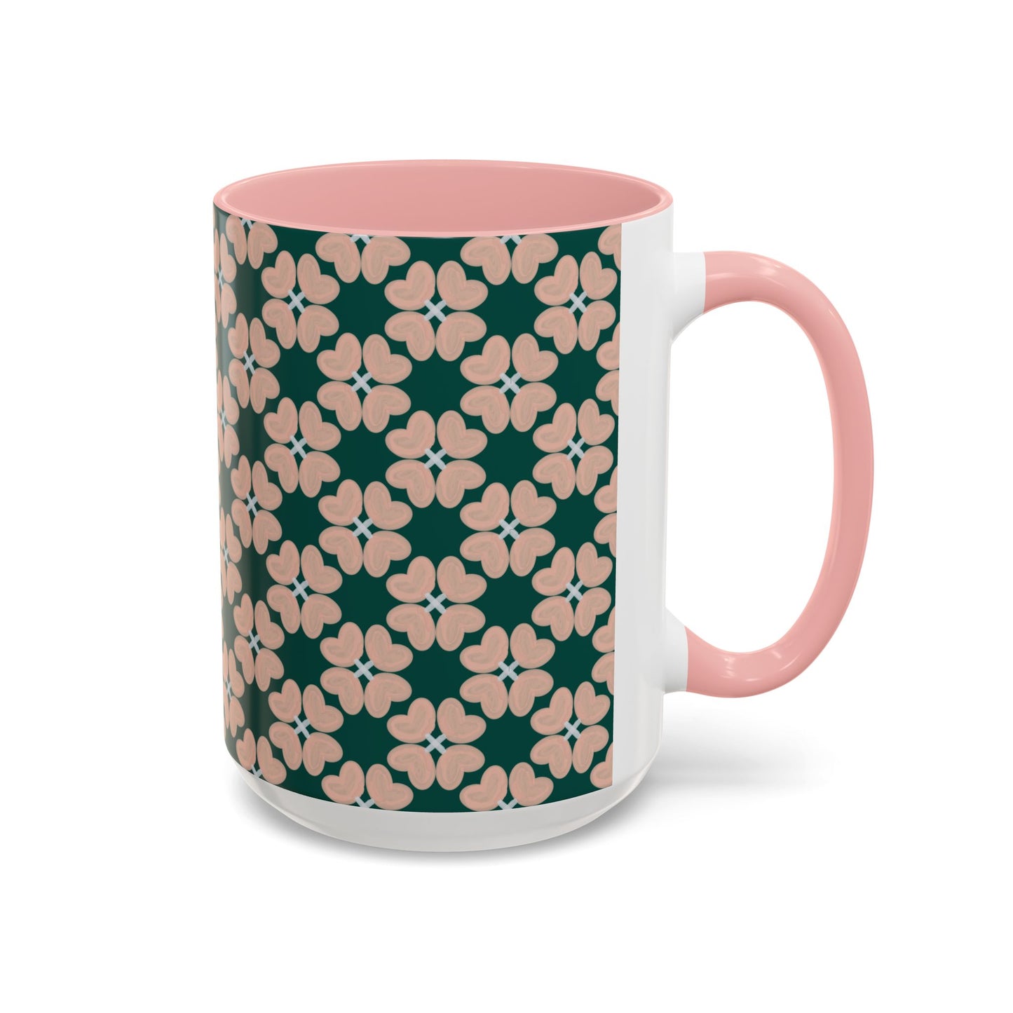 Lucky Pink Clover Coffee Mug