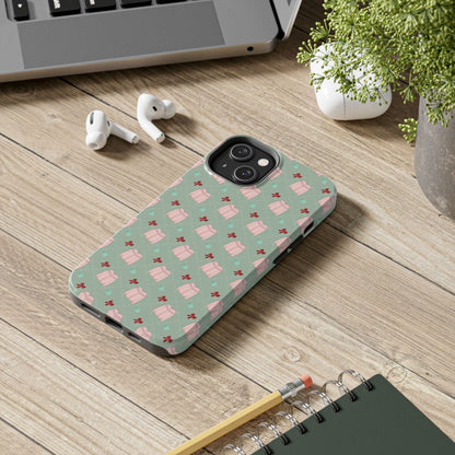 Tis The Sweater Season Green Tough Phone Case