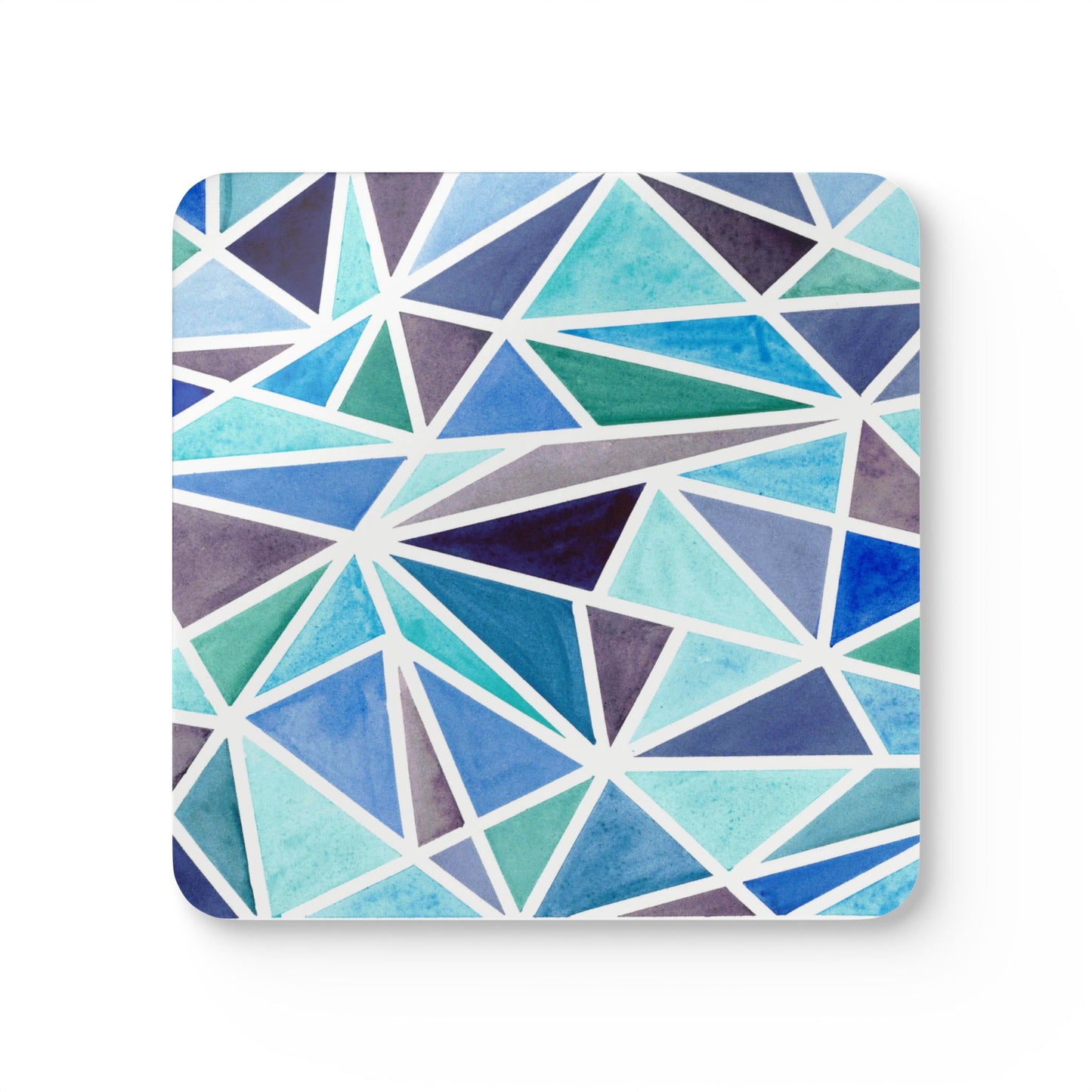 Broken Blues Corkwood Coaster Set