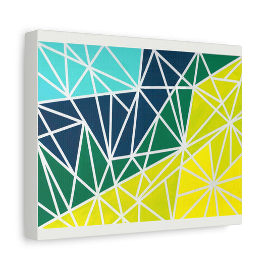 Slice of Lemon on Matte Canvas, Stretched, 1.25"