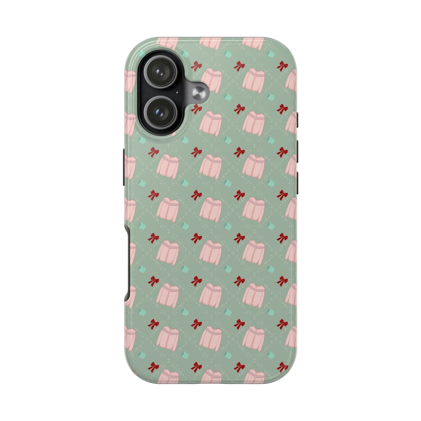 Tis The Sweater Season Green Tough Phone Case