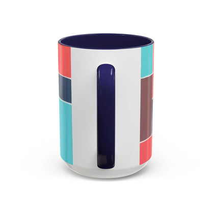 Compartments Accent Coffee Mug (11, 15oz)