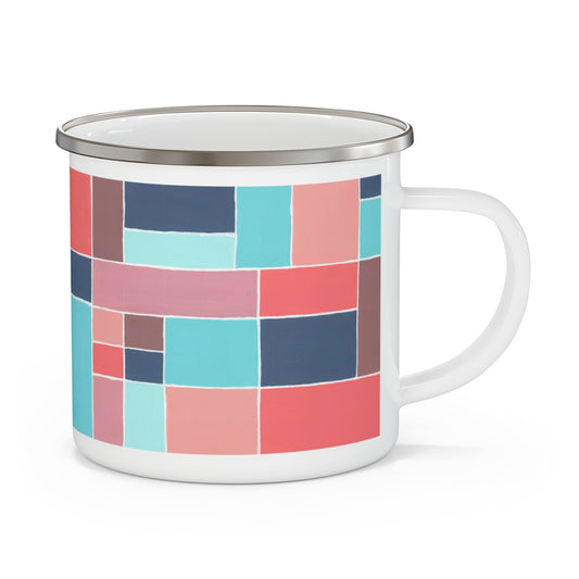 Compartments Enamel Camping Mug