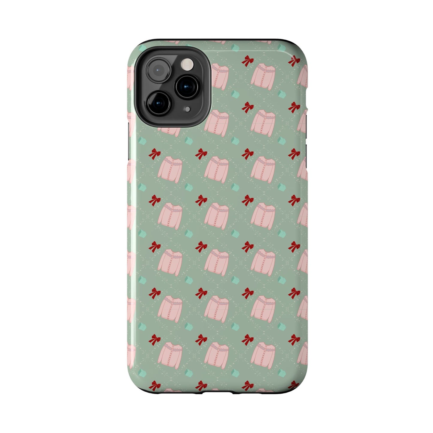Tis The Sweater Season Green Tough Phone Case
