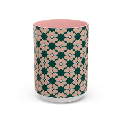 Lucky Pink Clover Coffee Mug