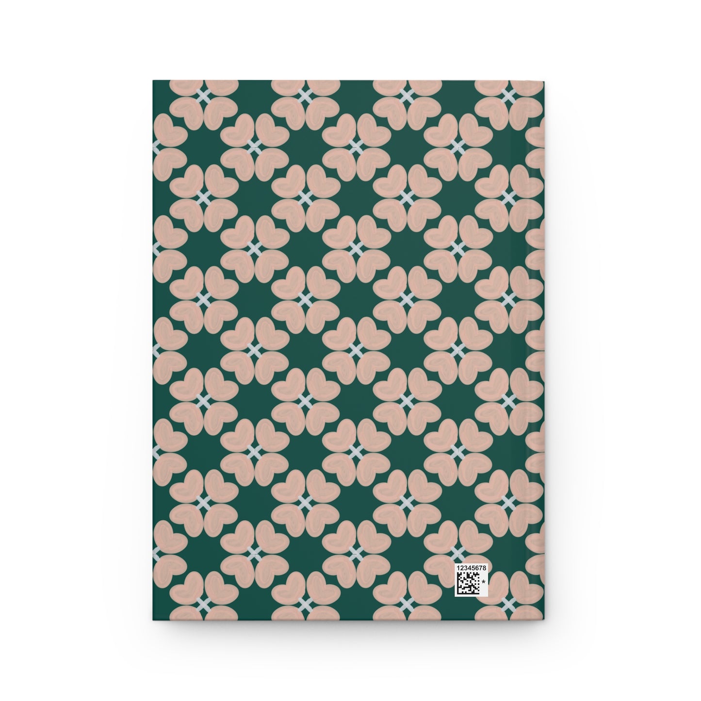 Lucky Pink Clover Hardcover Journal Matte