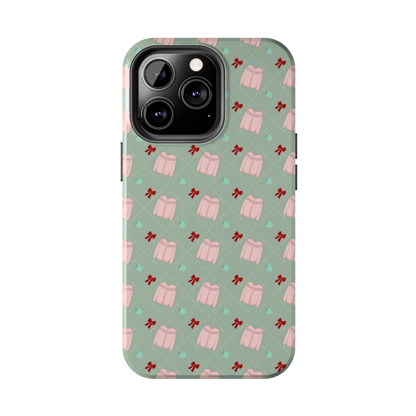Tis The Sweater Season Green Tough Phone Case