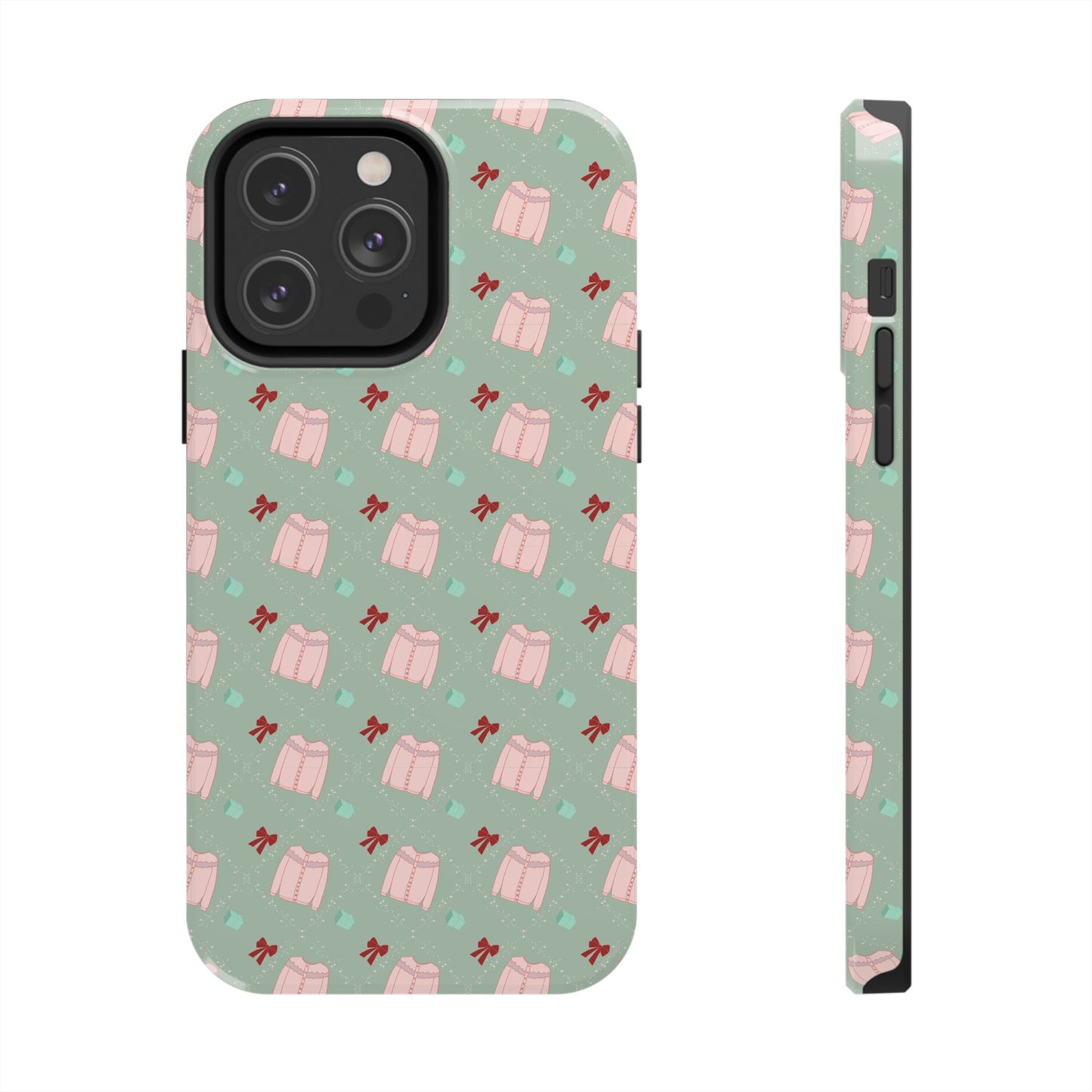 Tis The Sweater Season Green Tough Phone Case