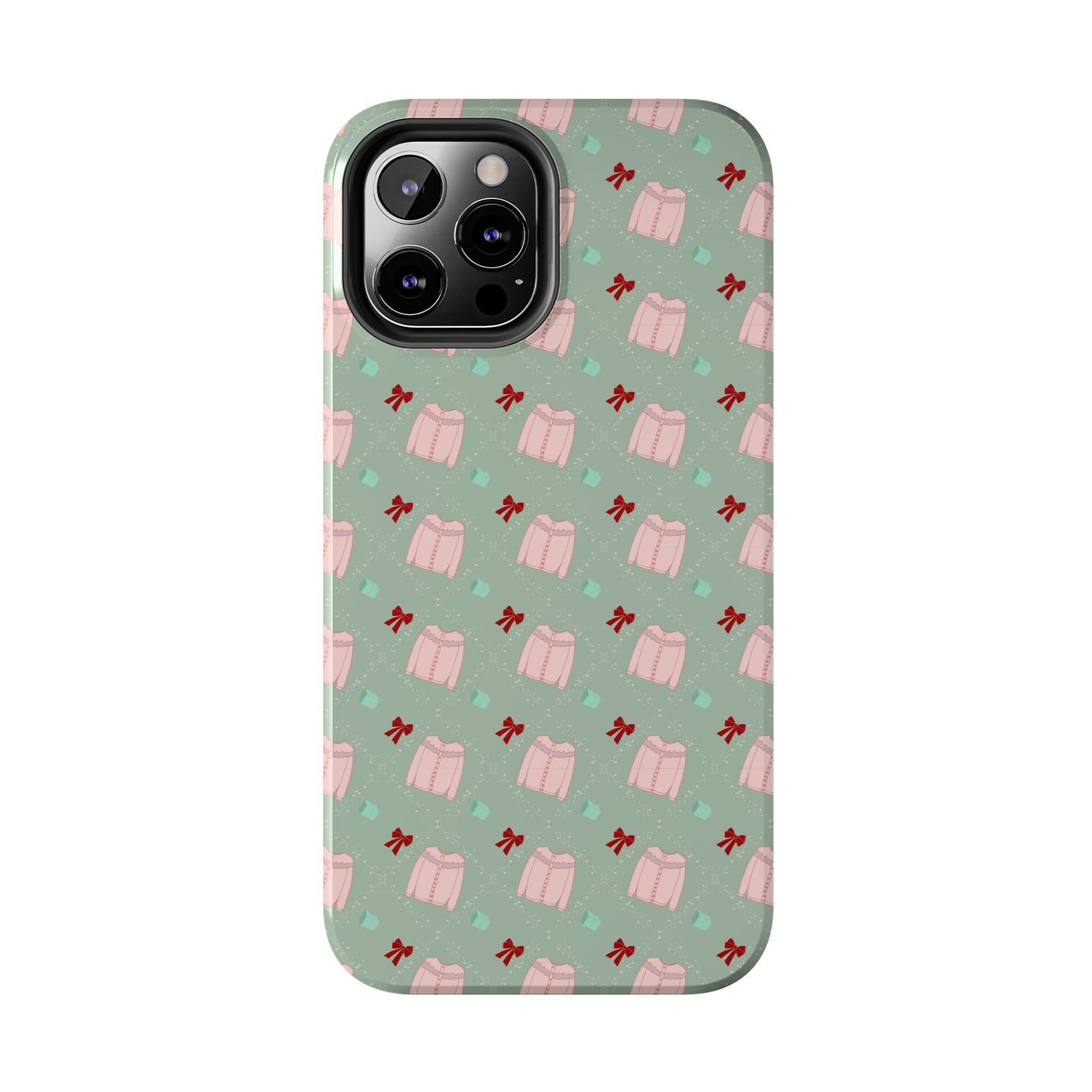Tis The Sweater Season Green Tough Phone Case