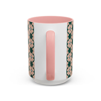 Lucky Pink Clover Coffee Mug