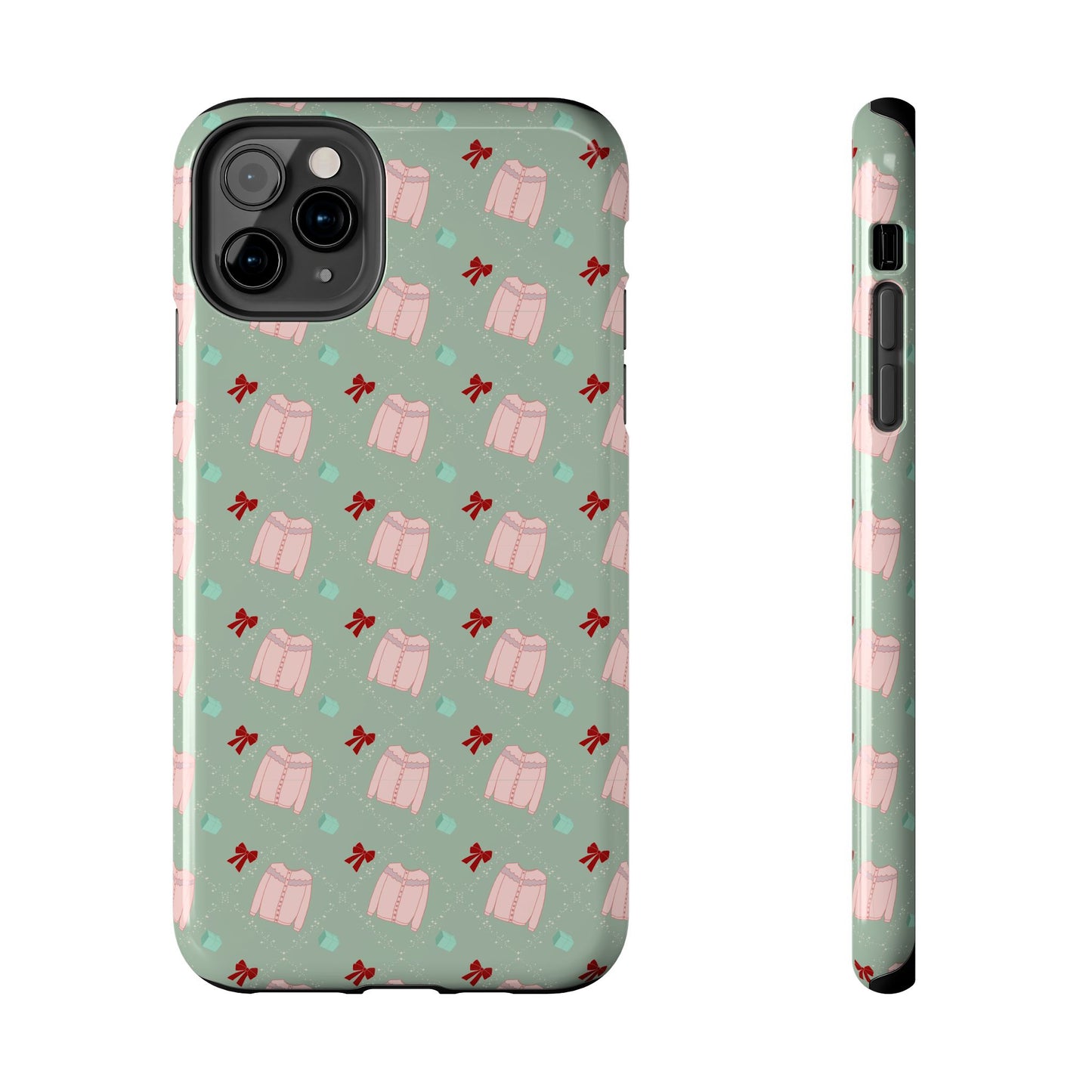 Tis The Sweater Season Green Tough Phone Case