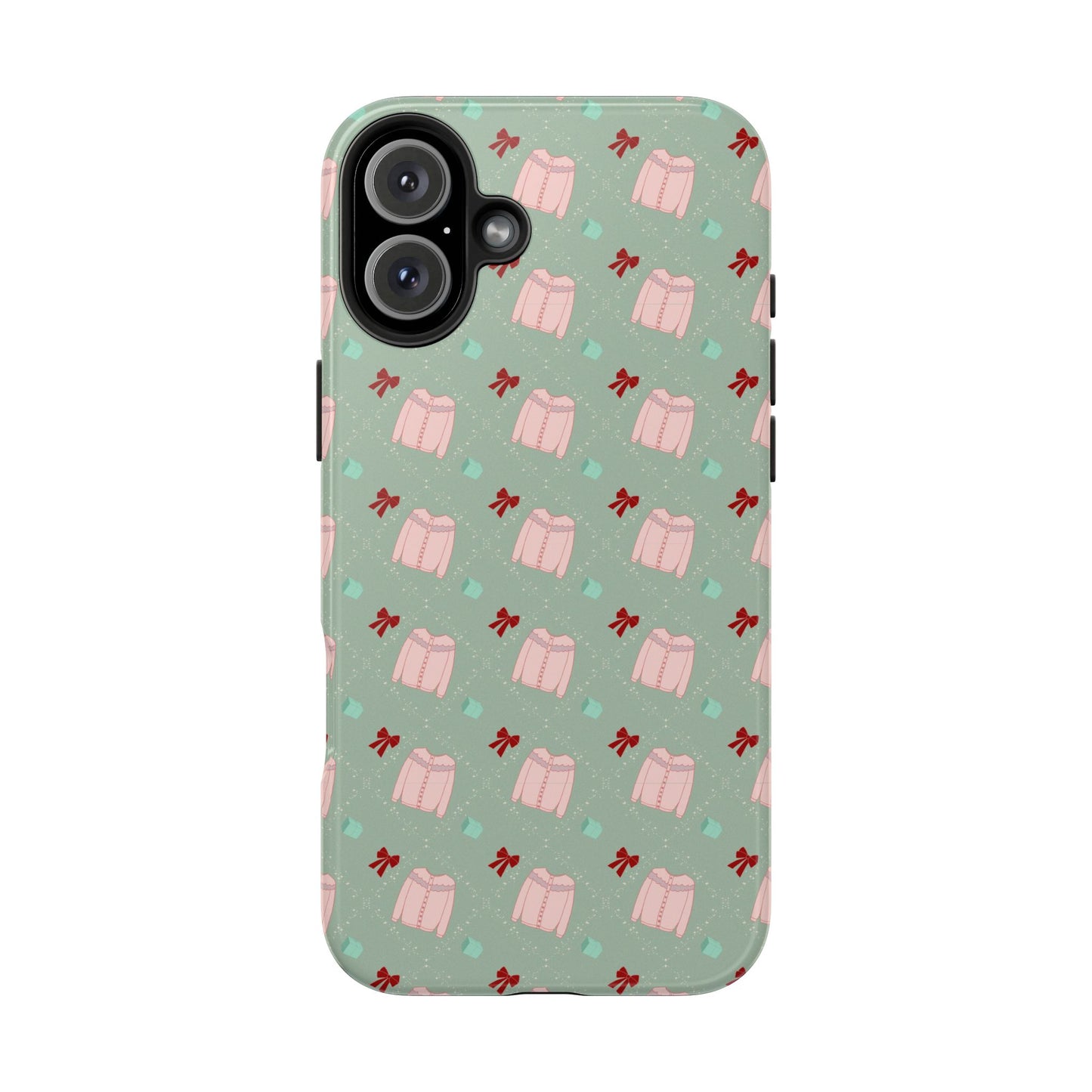 Tis The Sweater Season Green Tough Phone Case