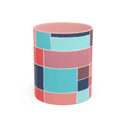 Compartments Accent Coffee Mug (11, 15oz)