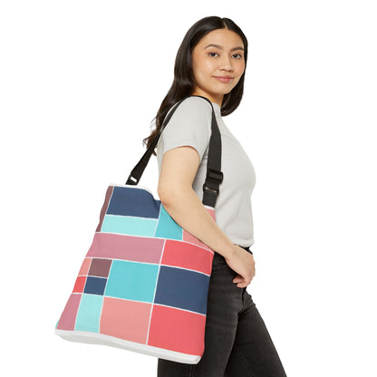 Compartments Adjustable Tote Bag (AOP)
