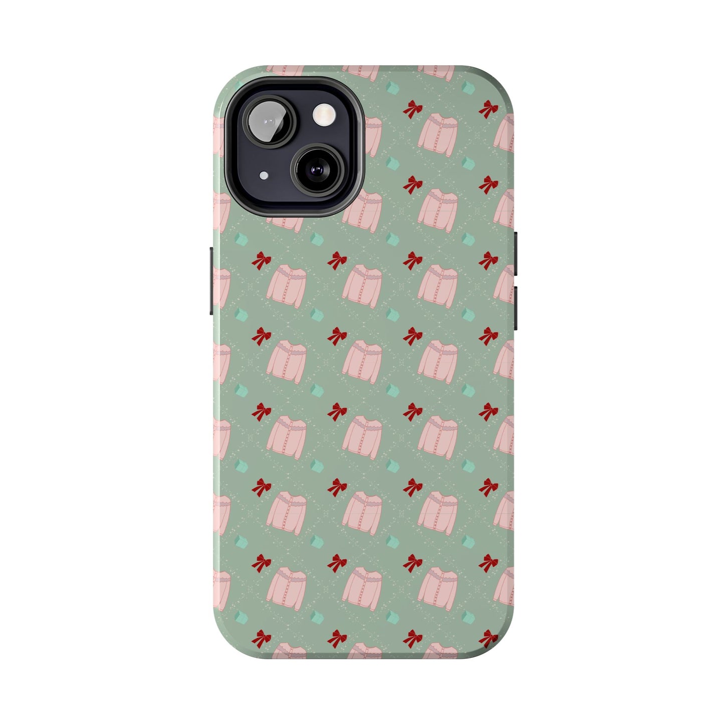 Tis The Sweater Season Green Tough Phone Case