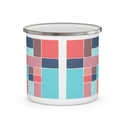 Compartments Enamel Camping Mug