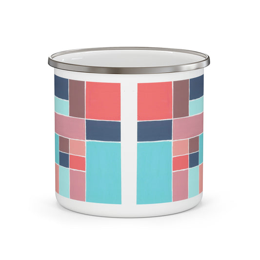 Compartments Enamel Camping Mug