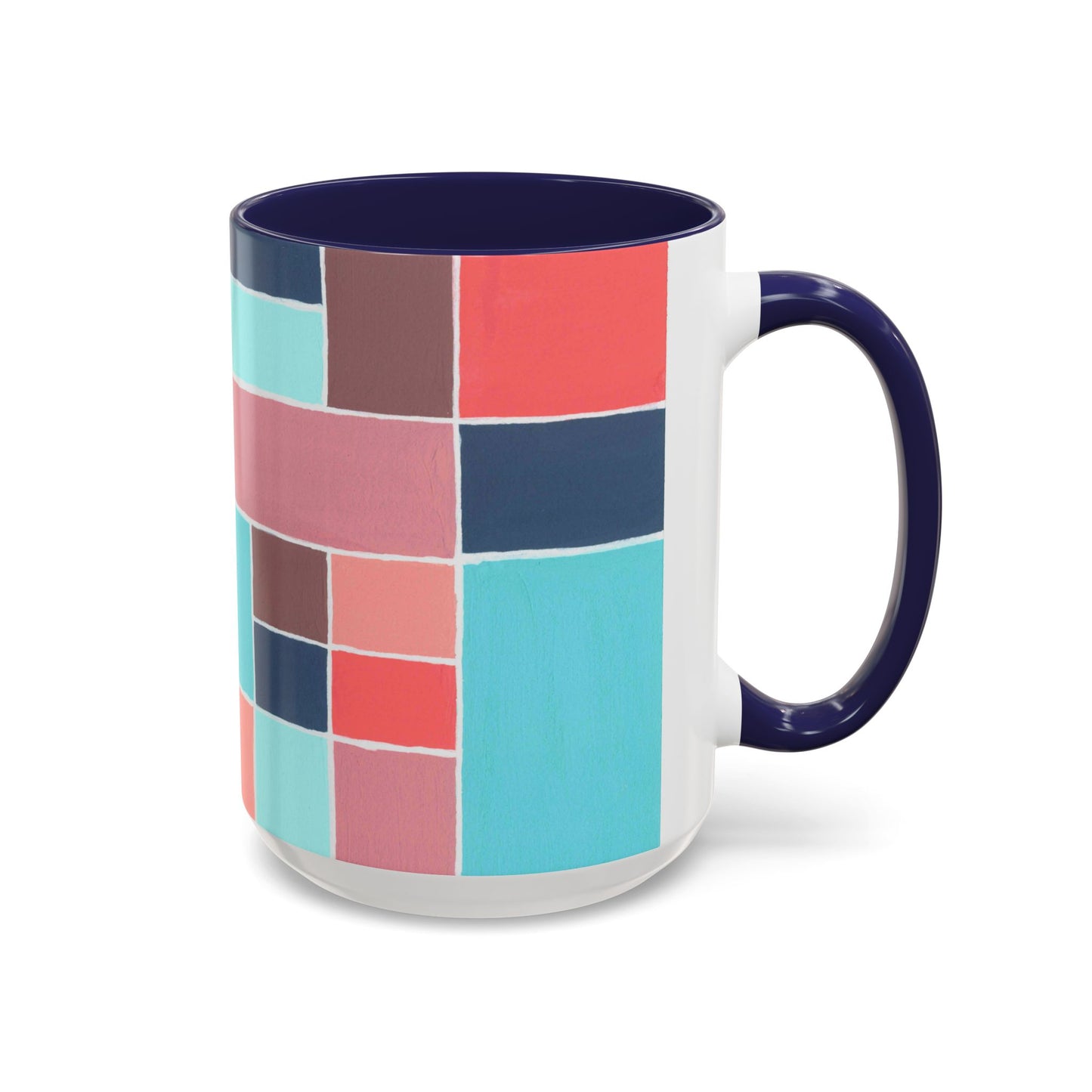 Compartments Accent Coffee Mug (11, 15oz)