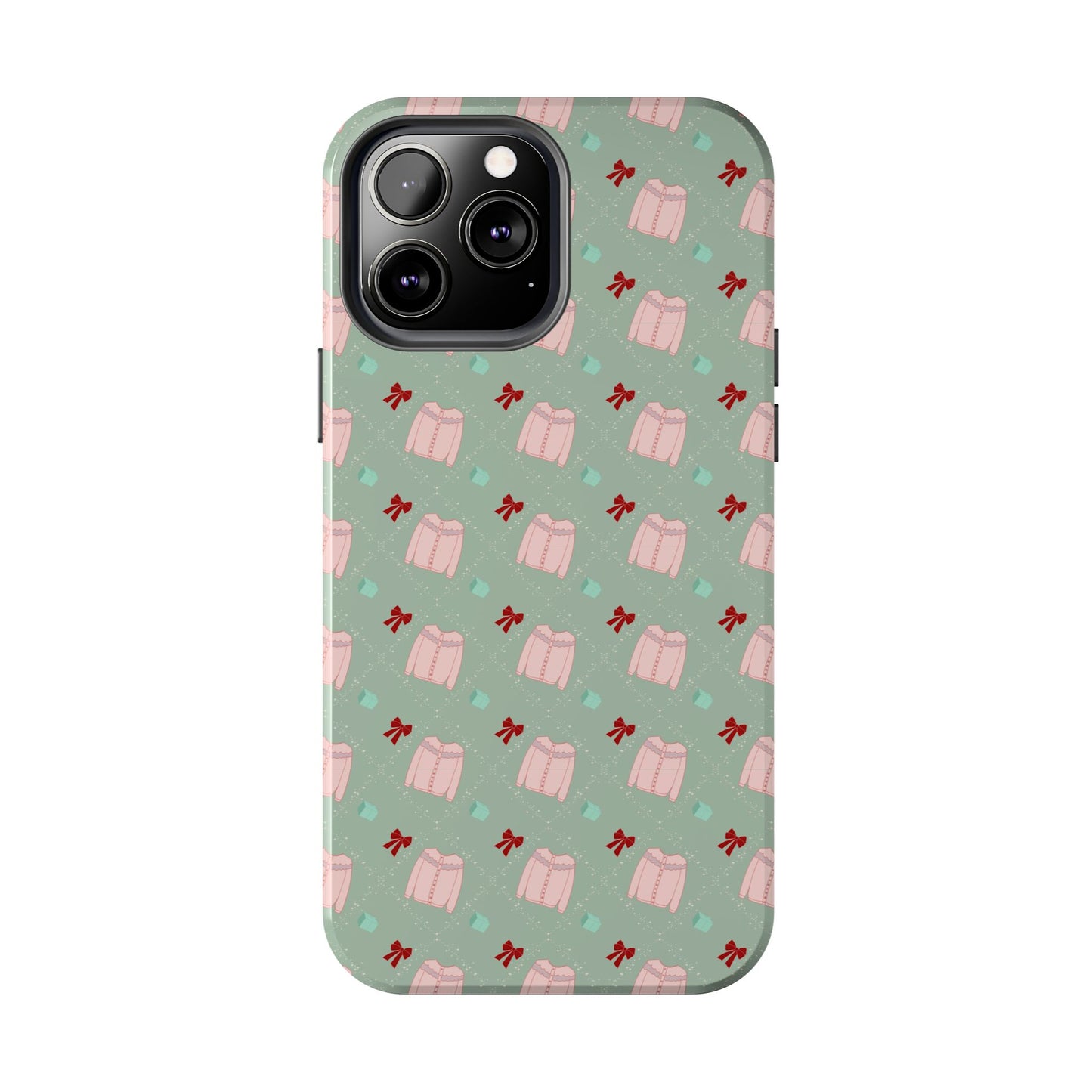 Tis The Sweater Season Green Tough Phone Case