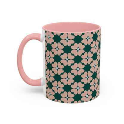 Lucky Pink Clover Coffee Mug