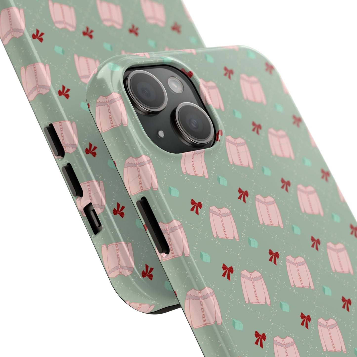 Tis The Sweater Season Green Tough Phone Case
