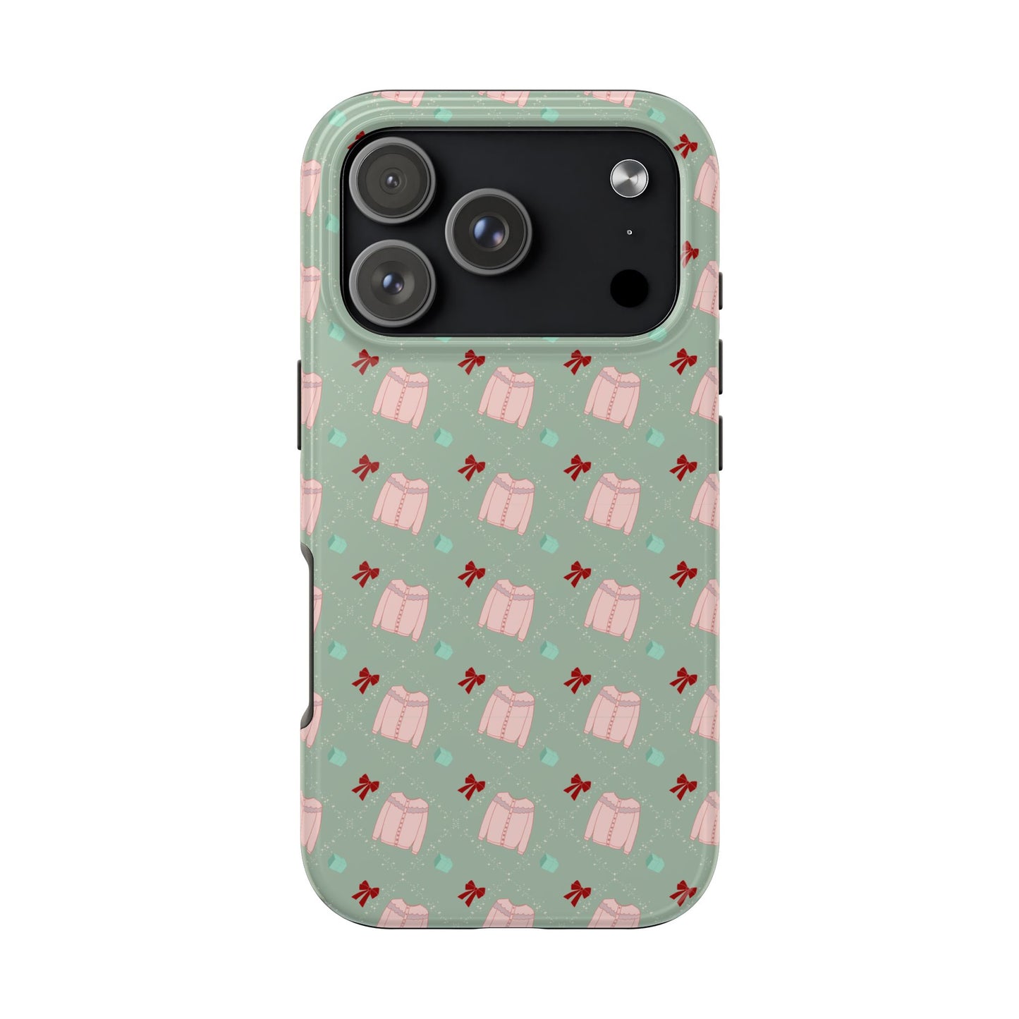Tis The Sweater Season Green Tough Phone Case