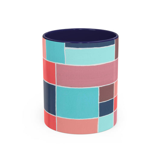 Compartments Accent Coffee Mug (11, 15oz)