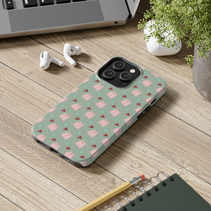 Tis The Sweater Season Green Tough Phone Case