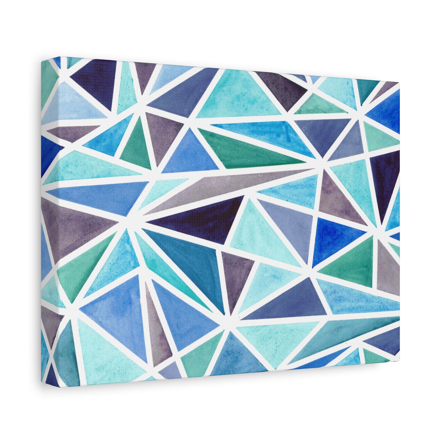 Broken Blues on Matte Canvas, Stretched, 1.25"