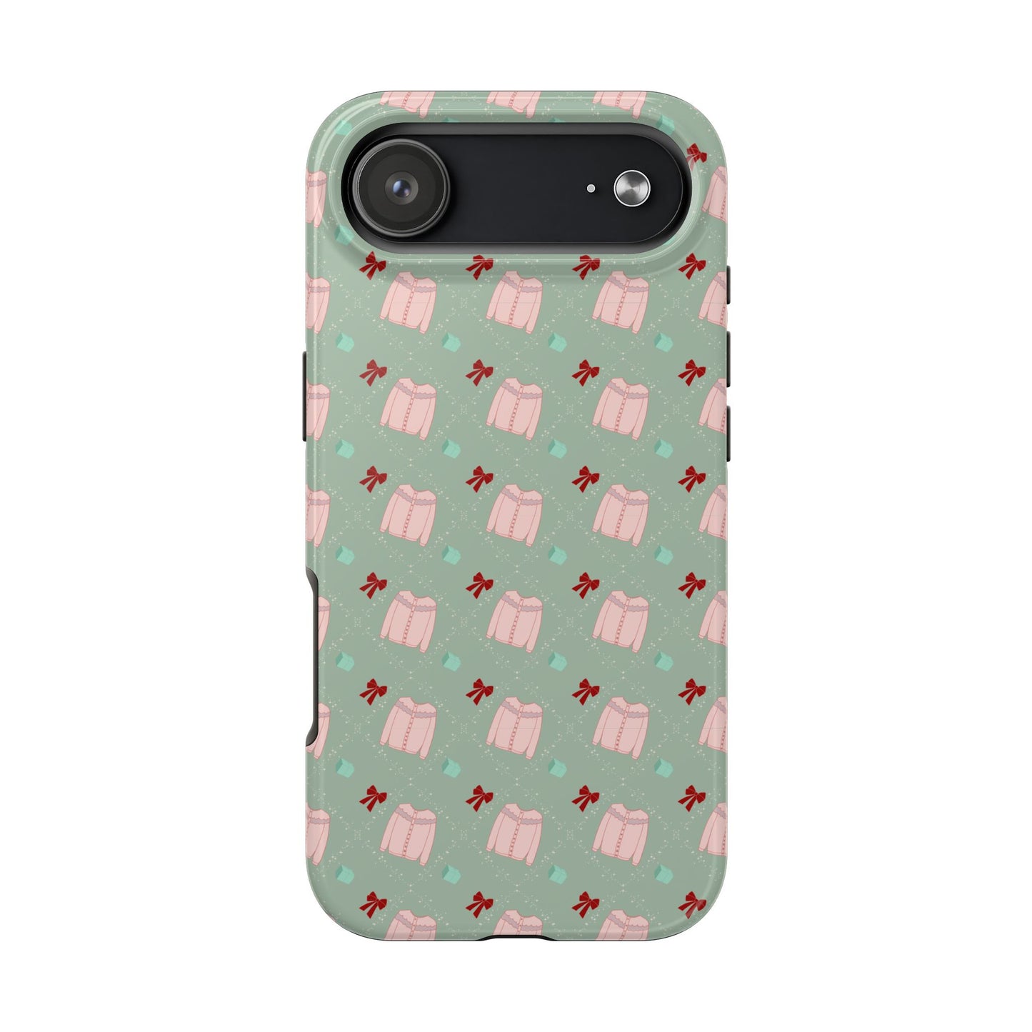 Tis The Sweater Season Green Tough Phone Case